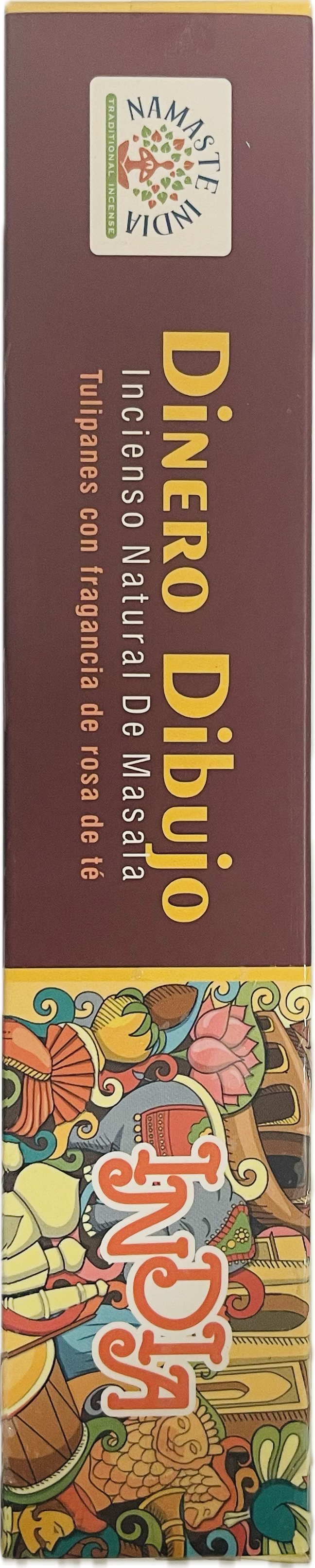 Namaste India Incencio Dinero Dibujo