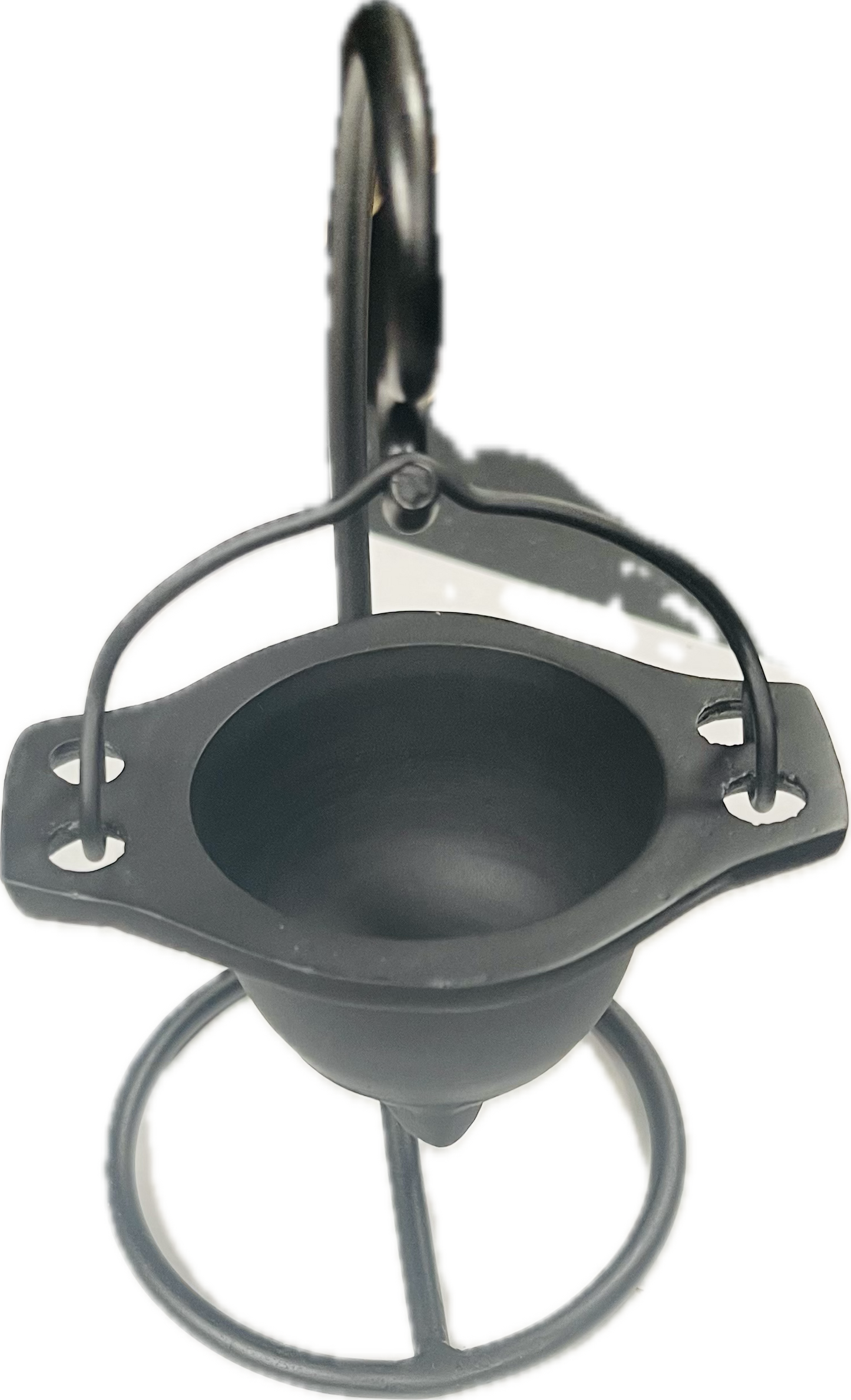 Cast Iron Hanging Cauldron W/stand