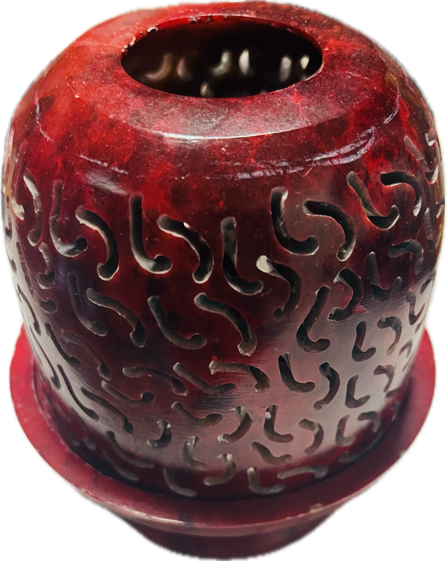 Incense Burner Dark Red 40007