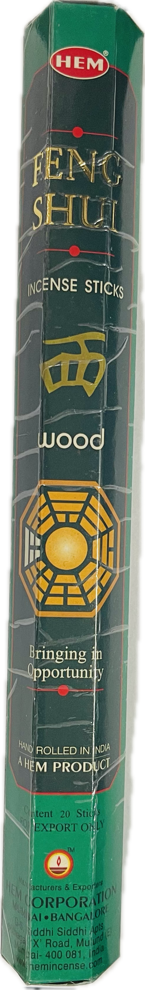 Incienso Varita Feng Shui Madera ( Hem)