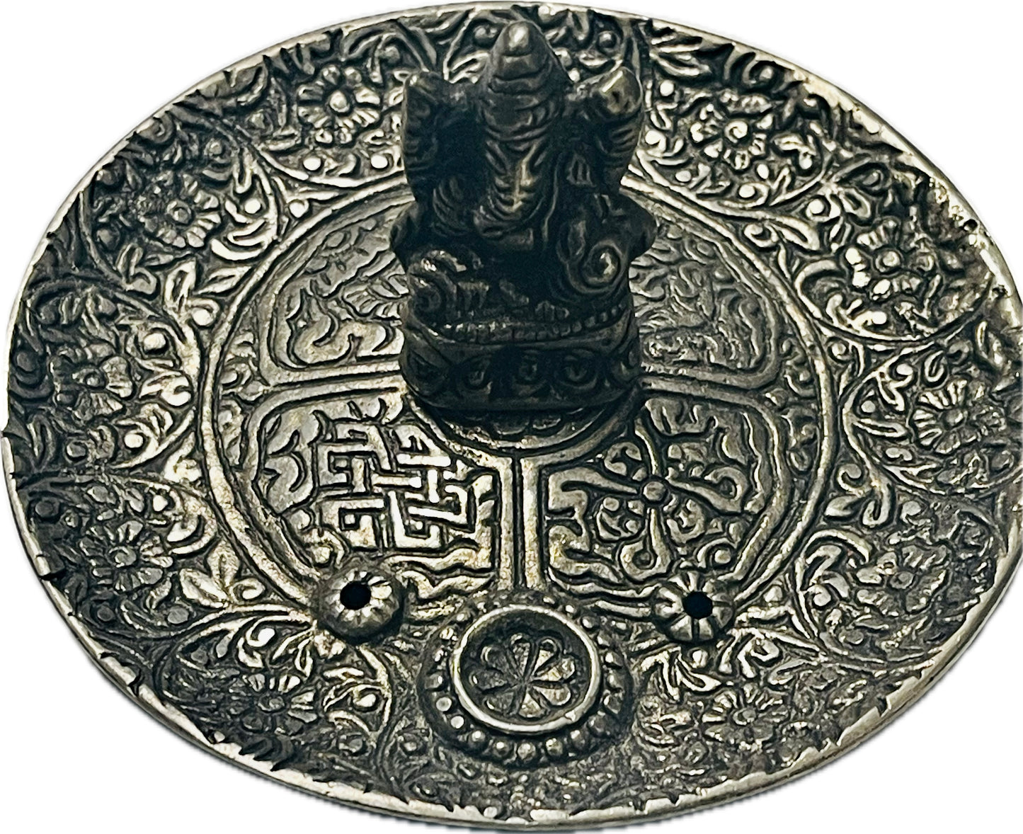 Lacquer Elephant Cone & Sticks Burner -3.5'D LBR04