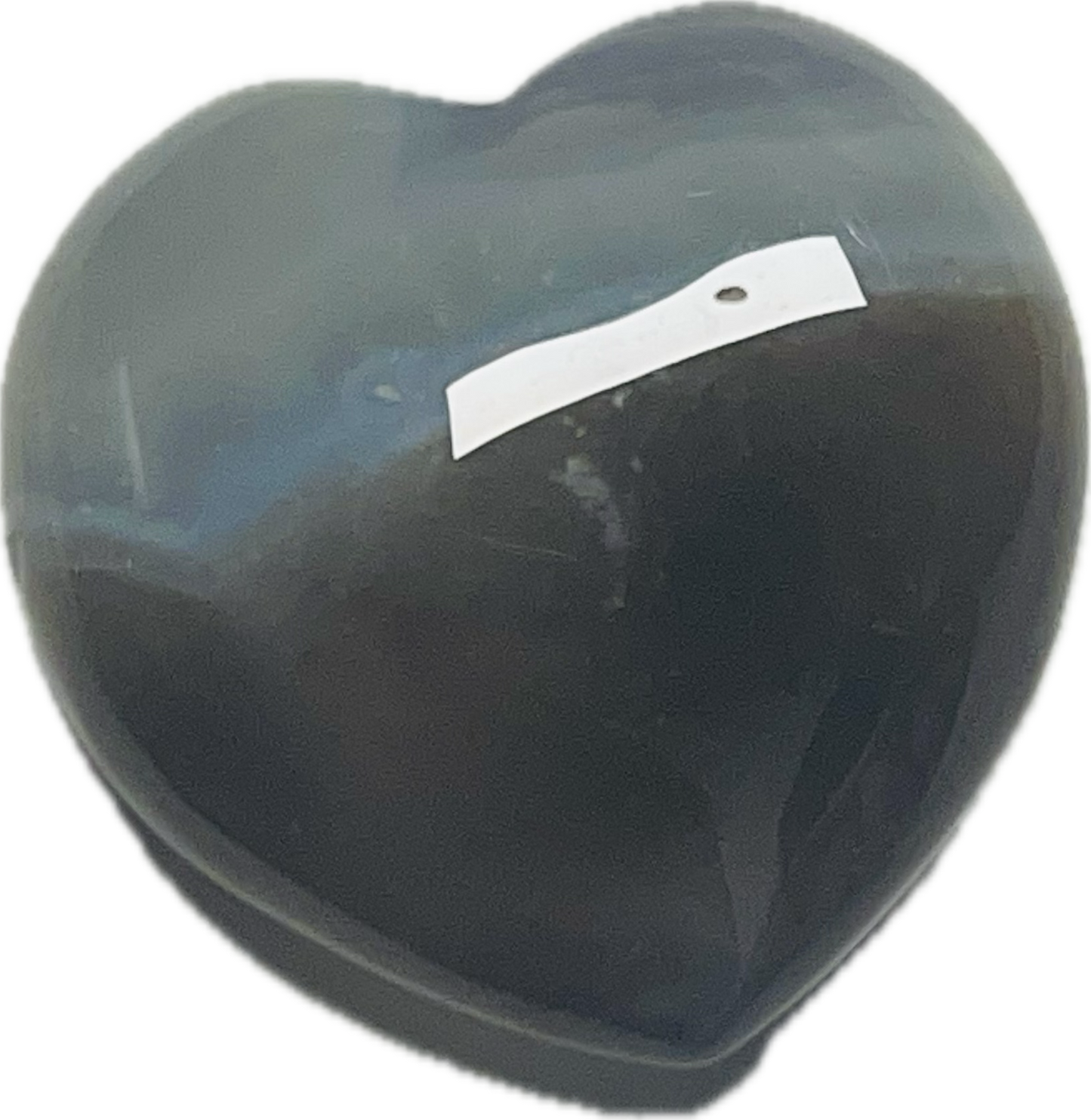 Blue Agate Heart 1015