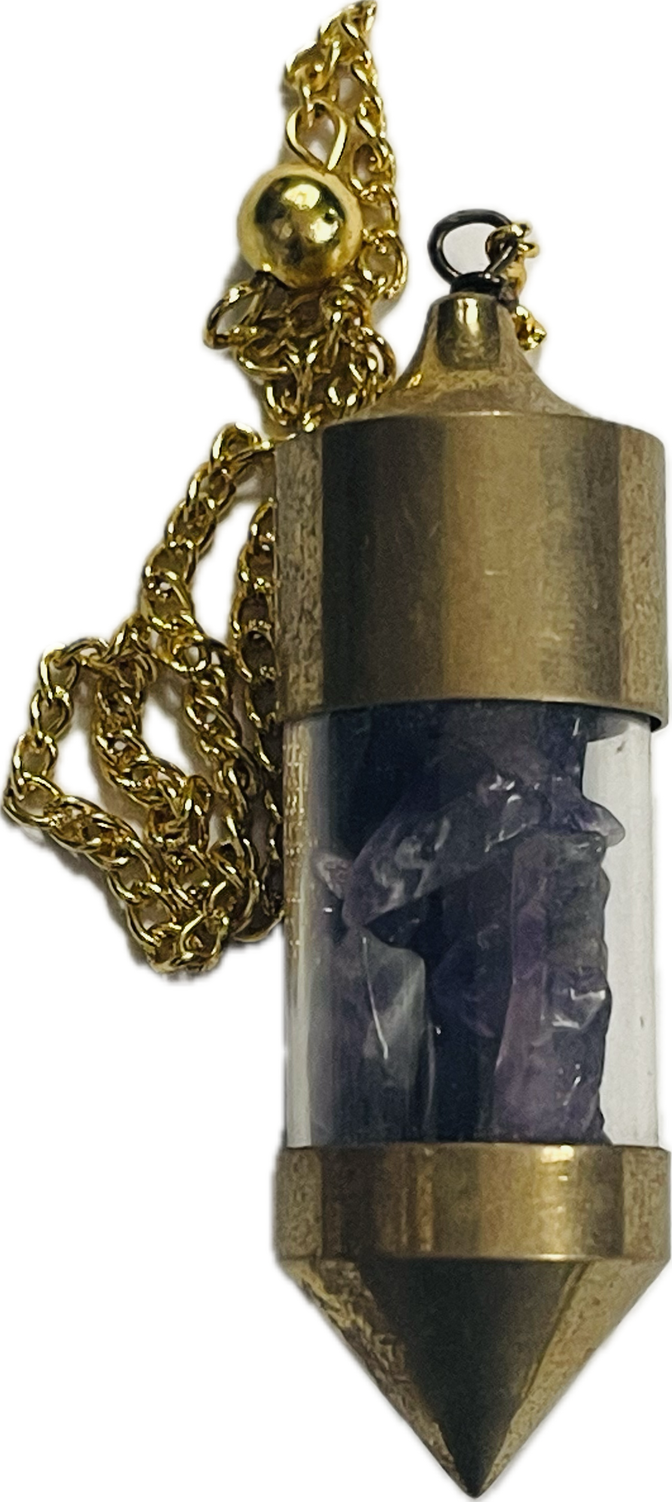 Golden Pendulo Amethyst