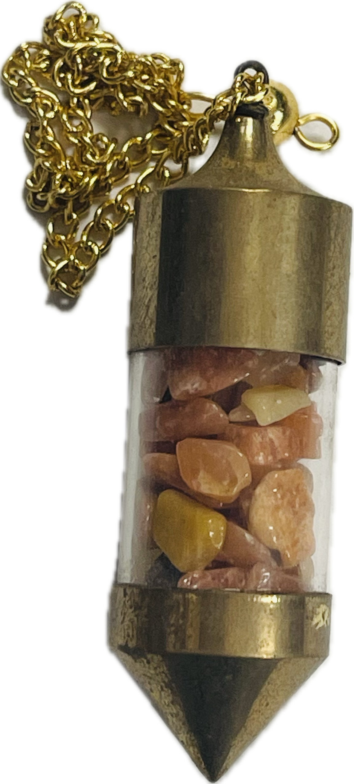 Golden Pendulo Carnelian