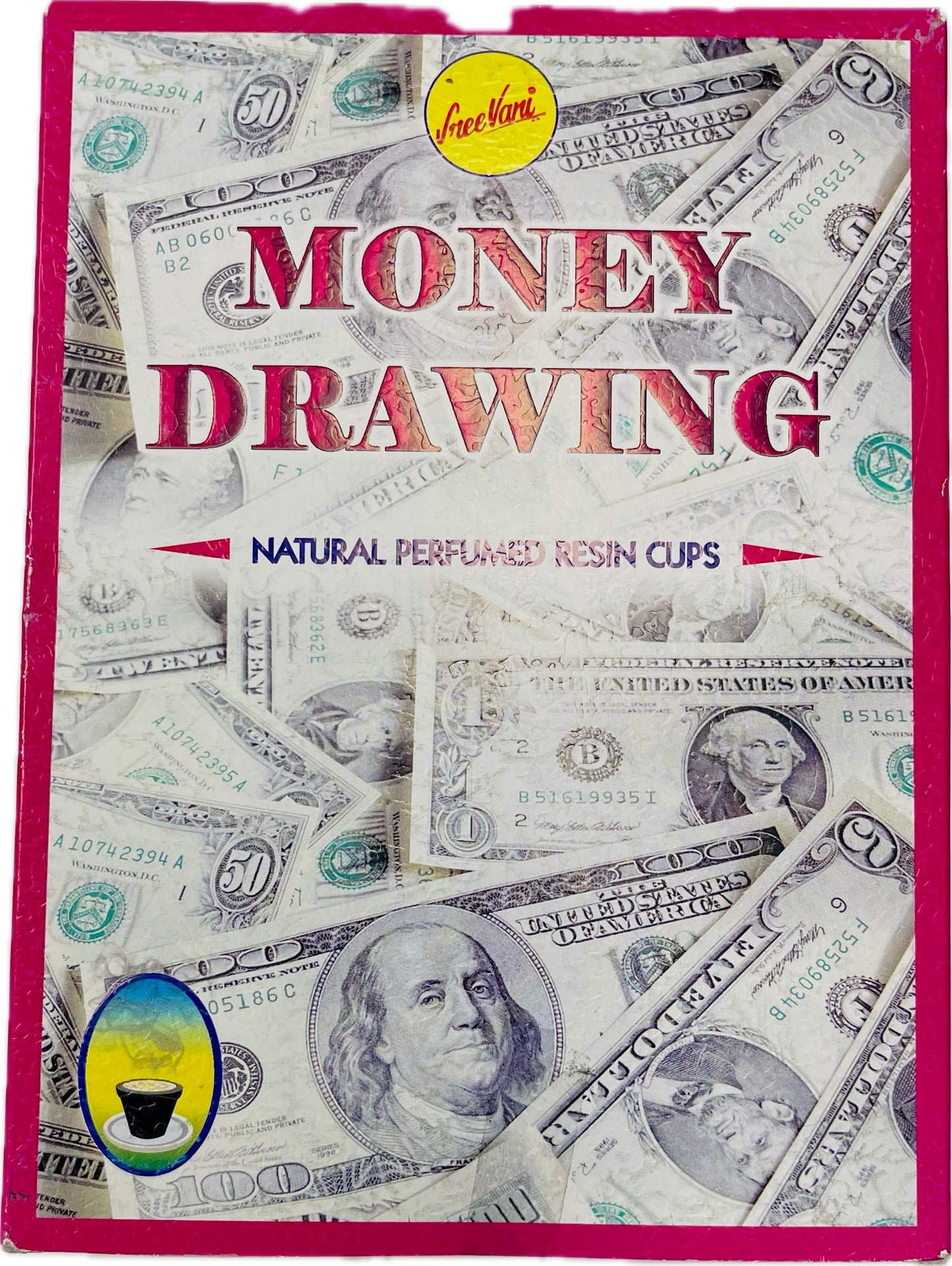 Money Drawin Natural Resin Incense Cup