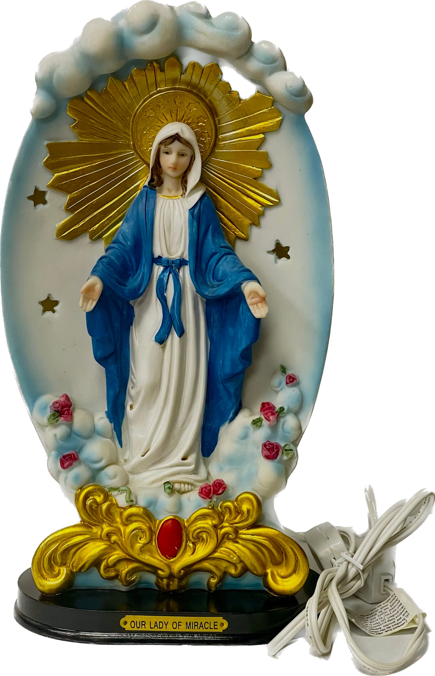 Estatua Our Lady Of Miracle 12' Inch ( Loves Gift)