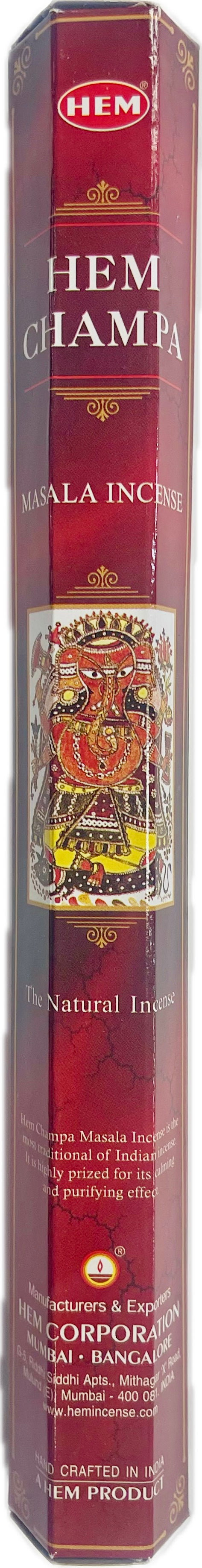 Incienso Varita Hem Champa (Hem)