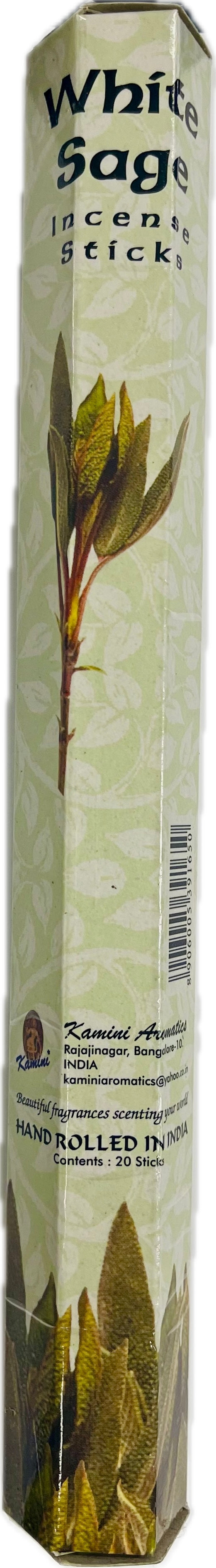 Incencio Varita White Sage (Kamini)