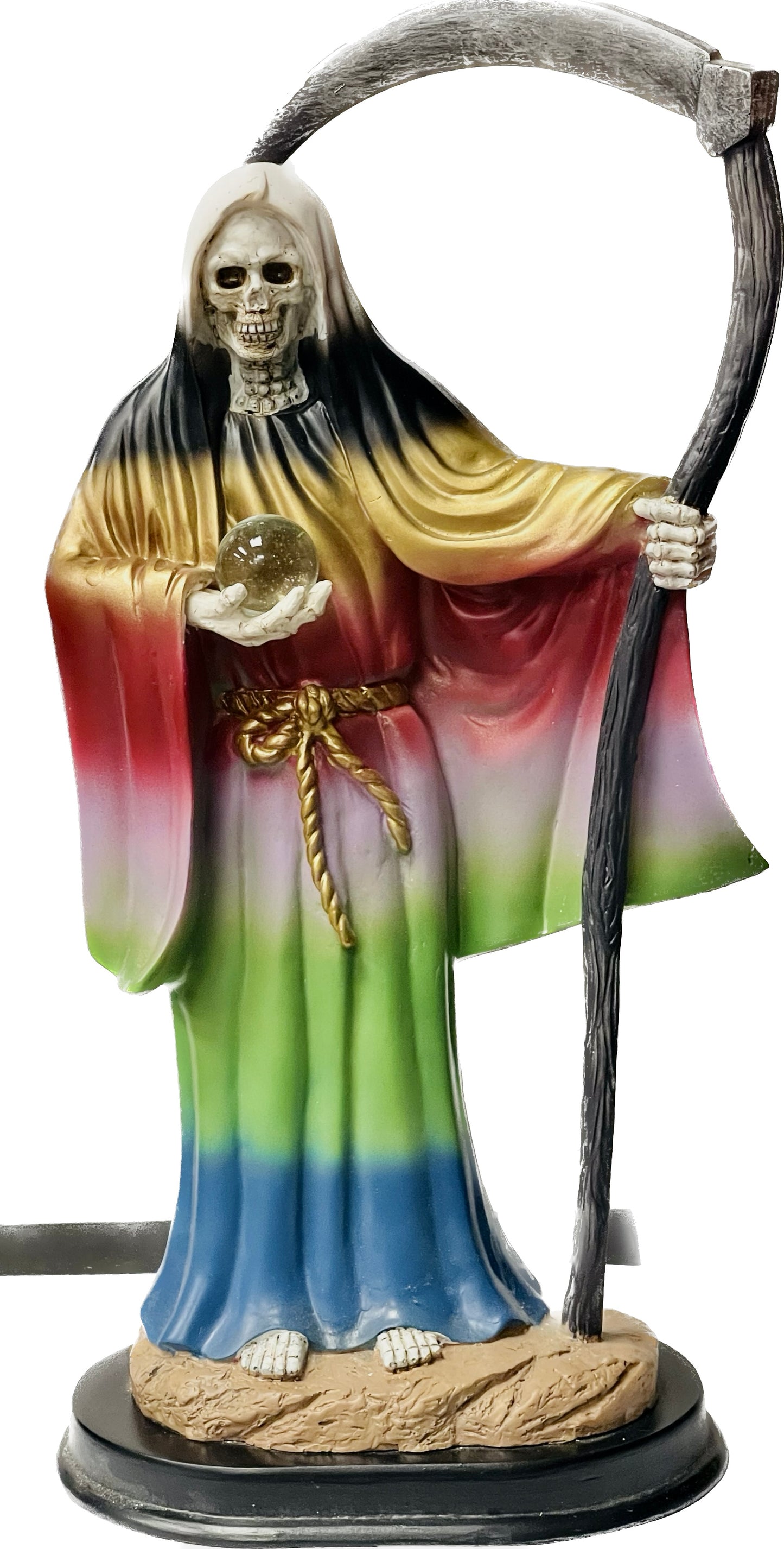 Estatua Santa Muerte 12 Inches 7 Colores