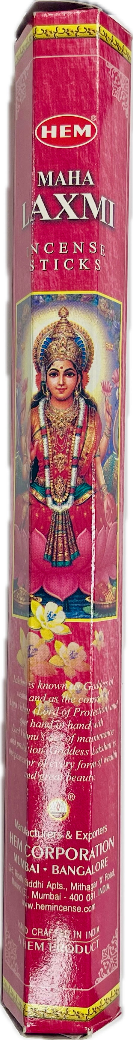 Incensio Varita Maha Laxmi (Hem)