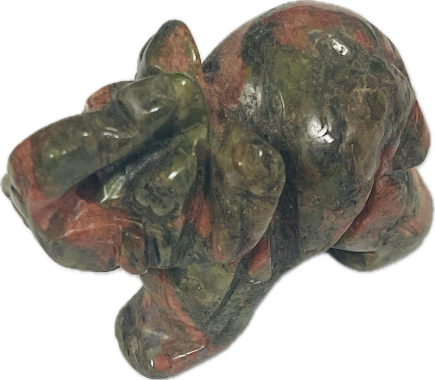 ELEPHANT Quats Green Agate 252 Pequeño