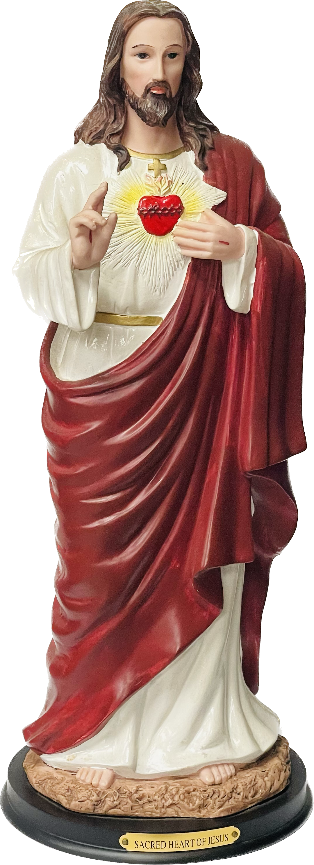 Estatua Sagrado Corazon De Jesús 16in