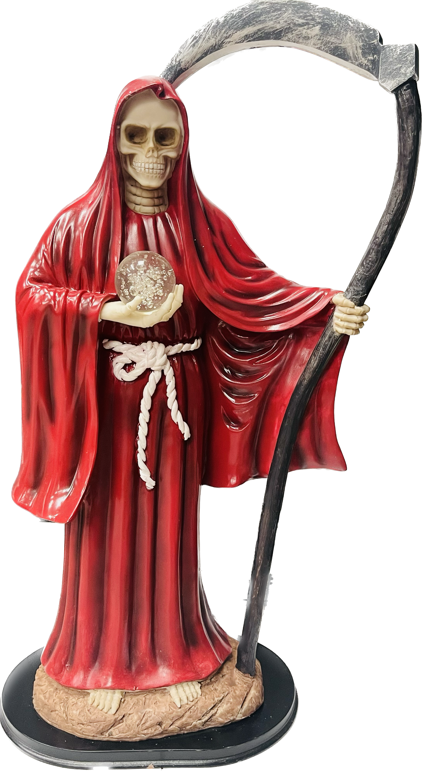 Estatua Santa Muerte Roja 24 Inches