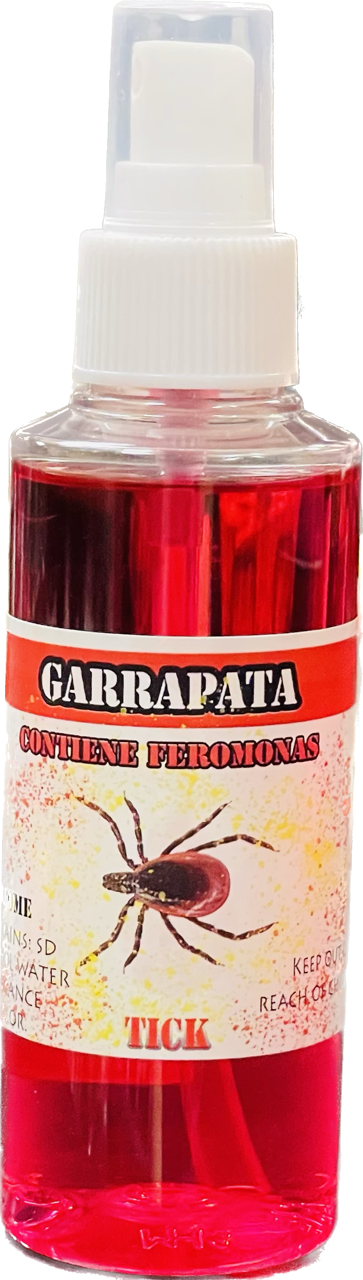 Perfume Tapa Dorado Garrapata