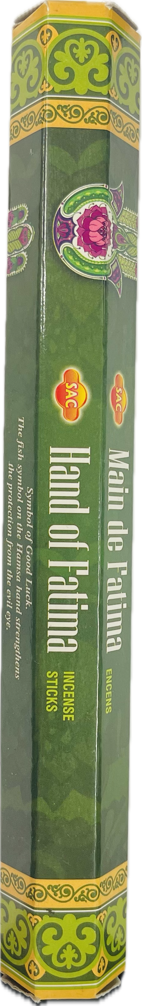 Incencio Varita Mano De Fatima (Sac)