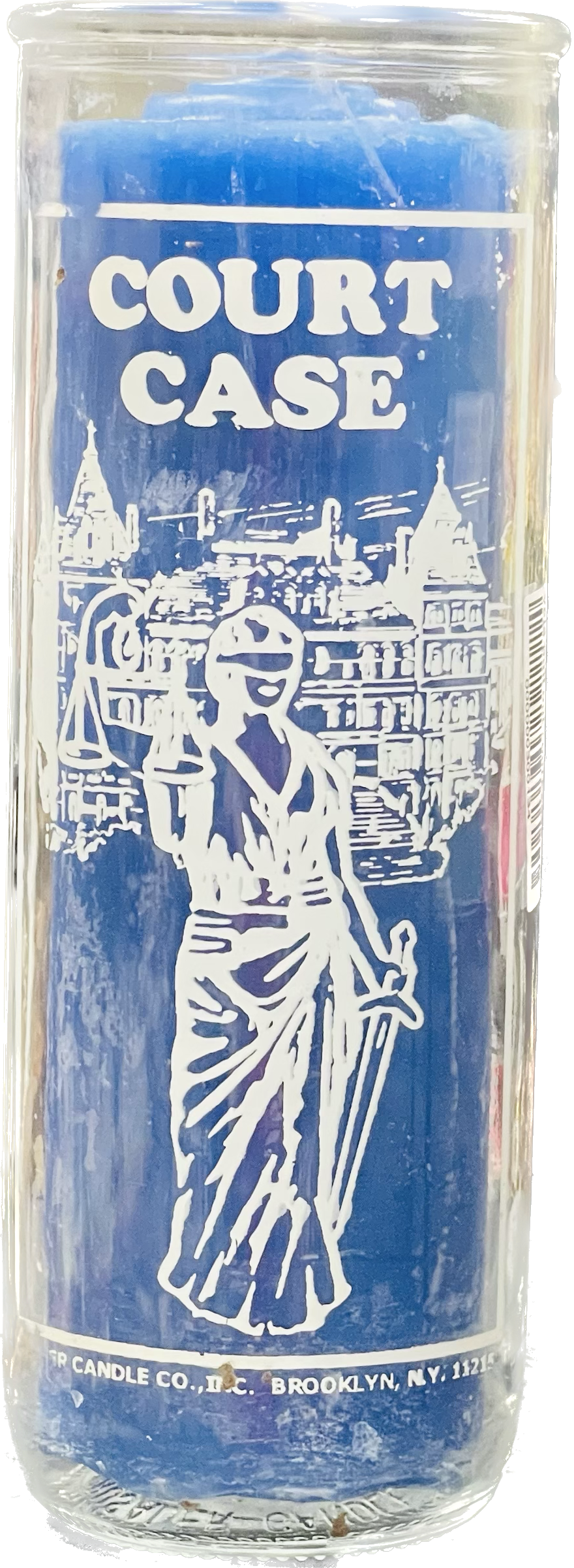 Vela Pull Out Caso de Corte Azul