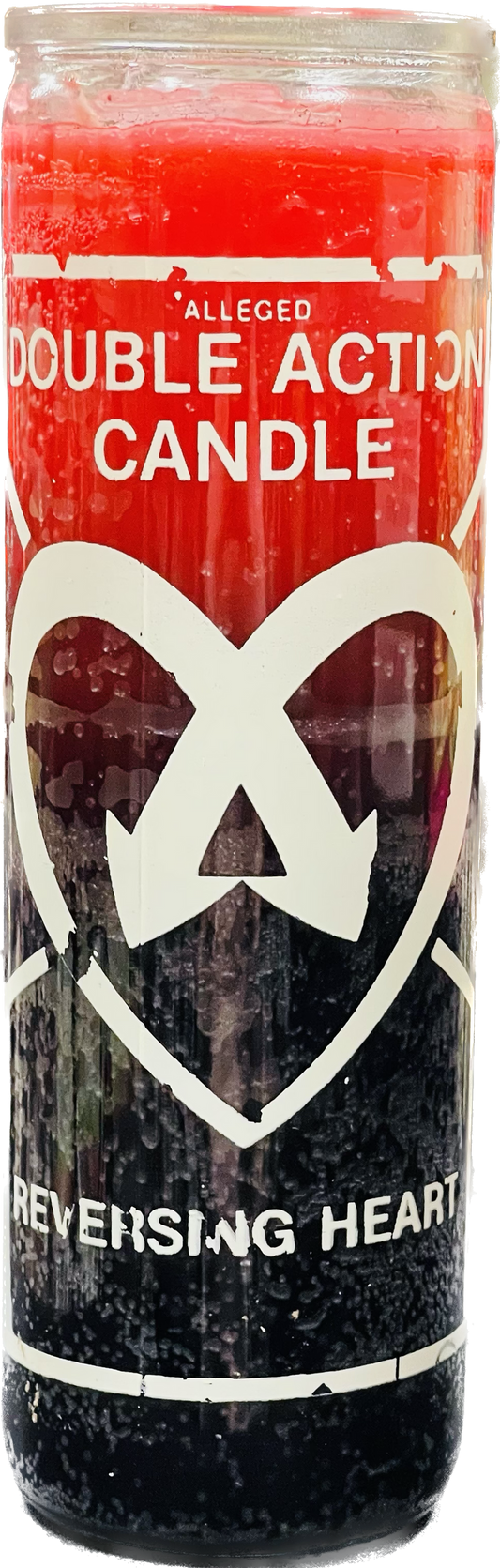 Vela Regular Doble Accion Reversible Amor (2 Colores)