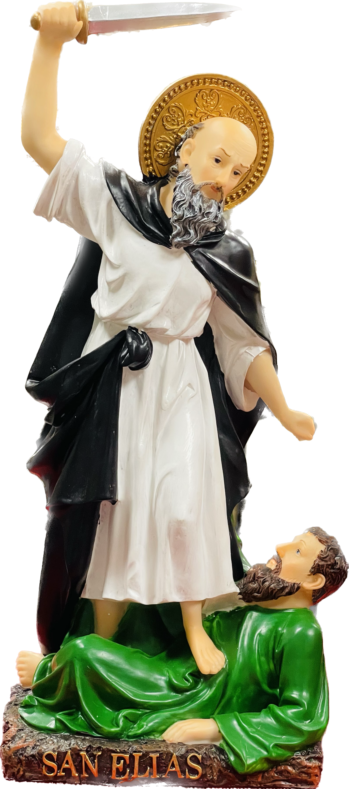 Estatua San Elias En Negro 12" Love Gifts