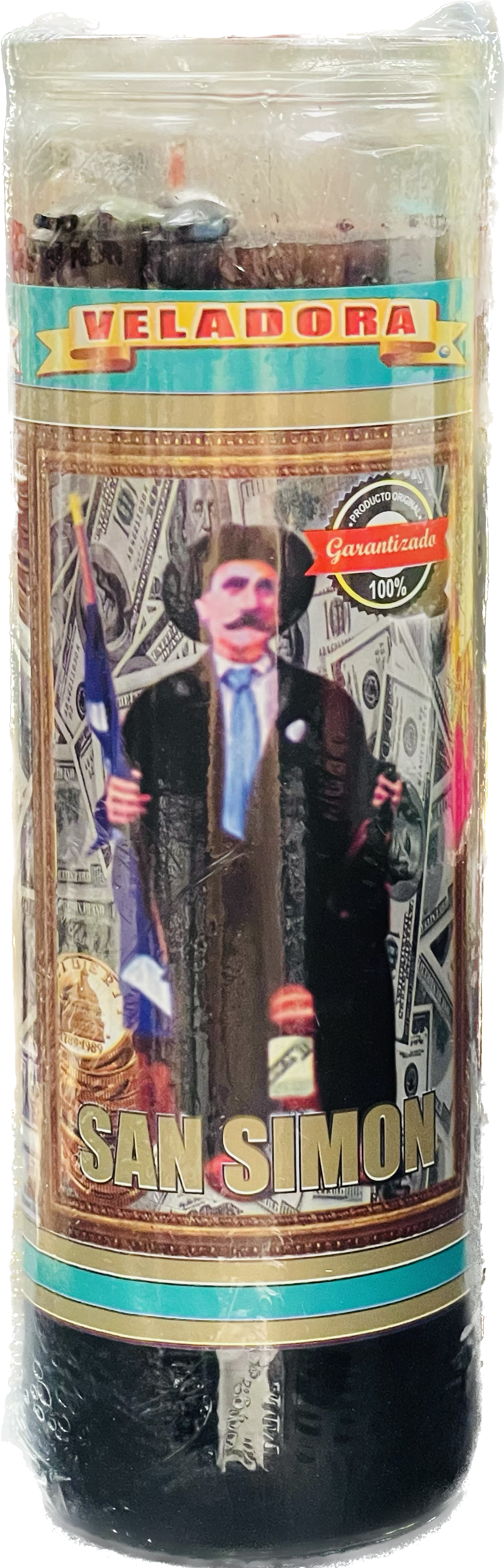 Vela Perfumada San Simon Negro/rojo