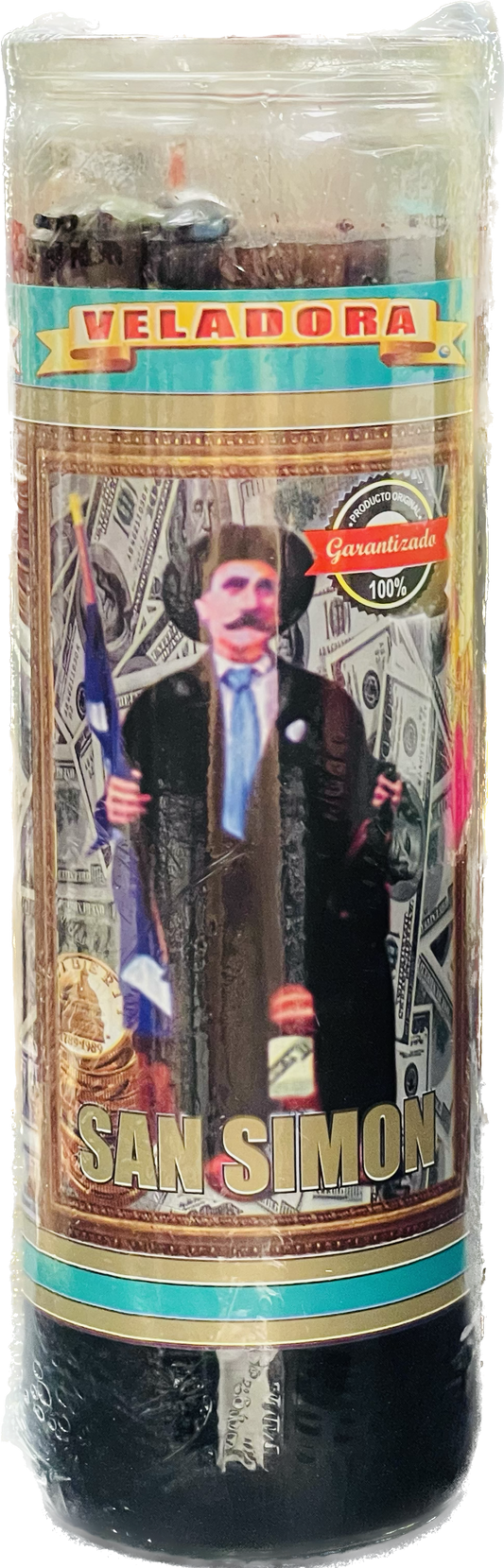 Vela Perfumada San Simon Negro/rojo