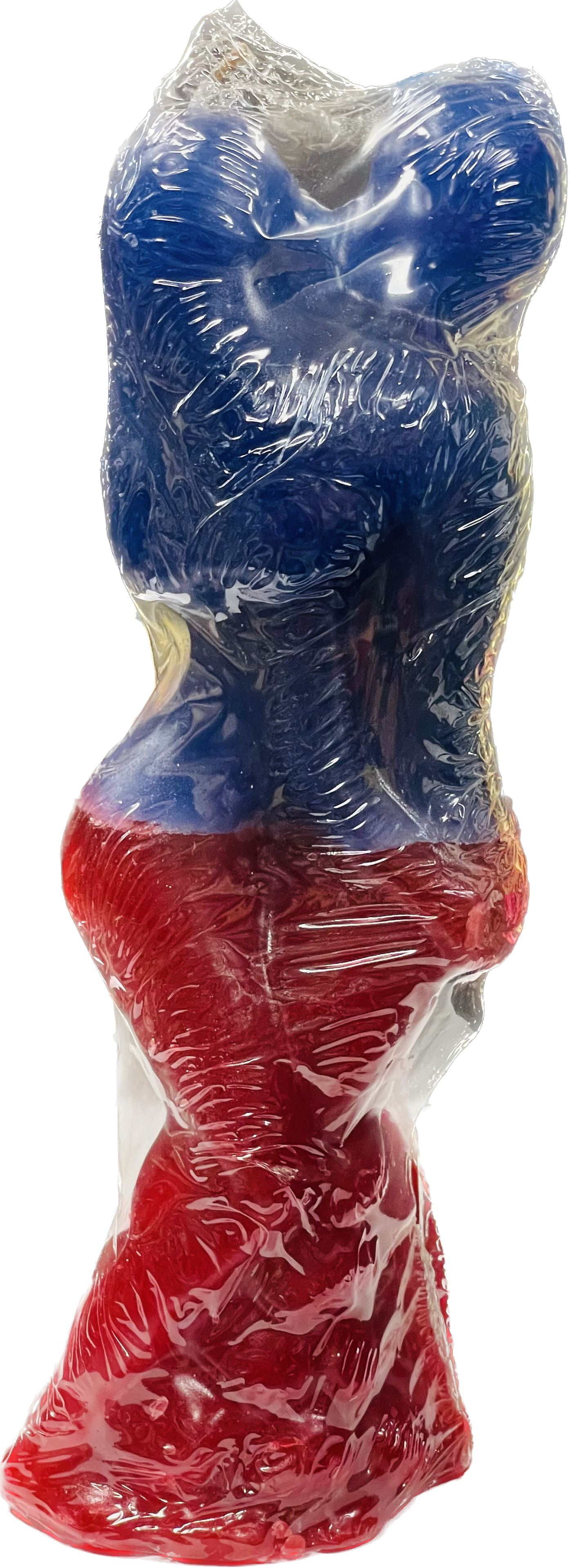 Vela Pareja Amantes Azul Y Roja