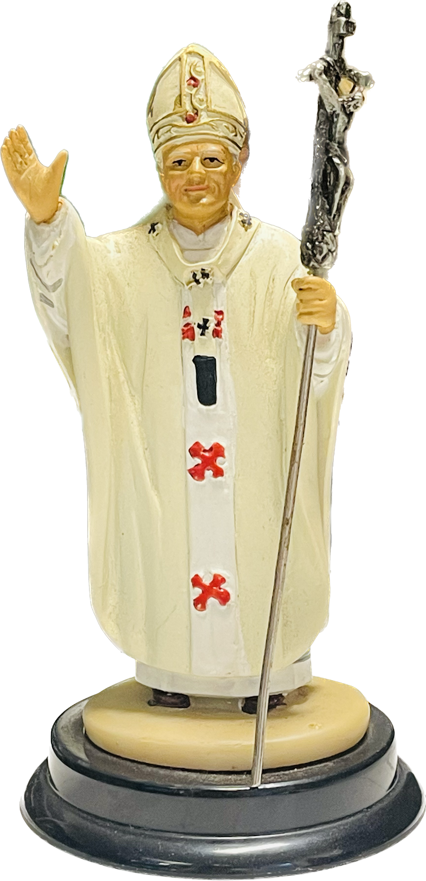 Estatua De El Papa Juan Pablo /5 Pulgadas