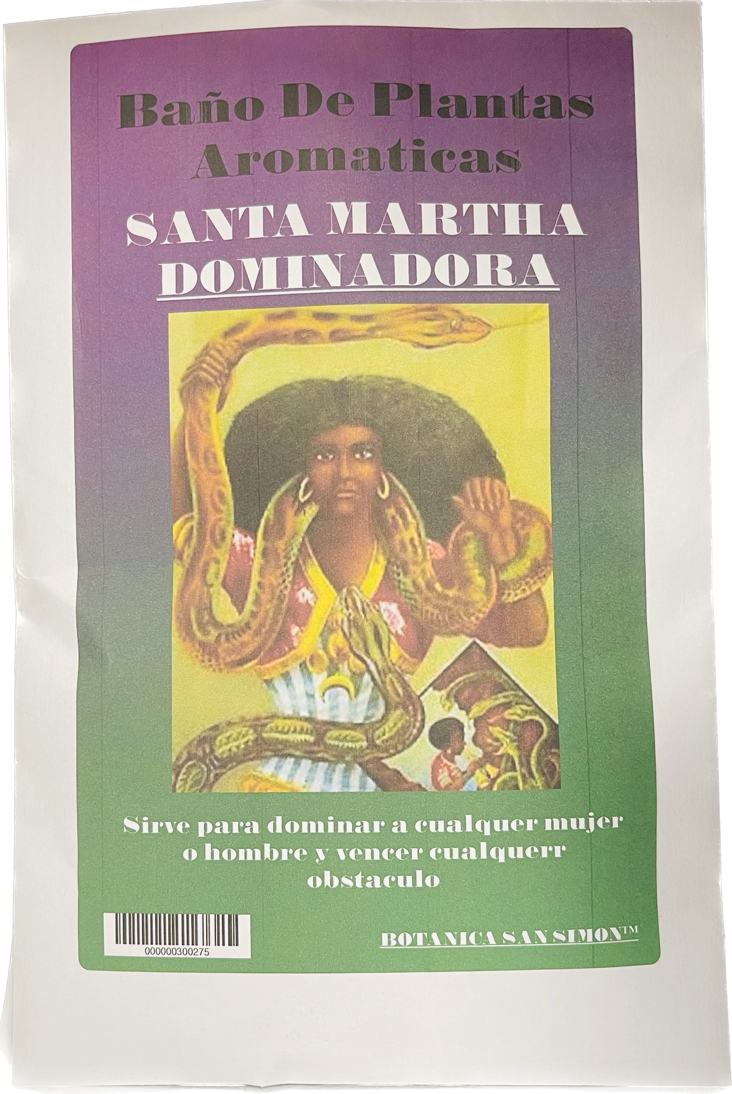 Baño De Plantas Aromatica Santa Marta La Dominadora