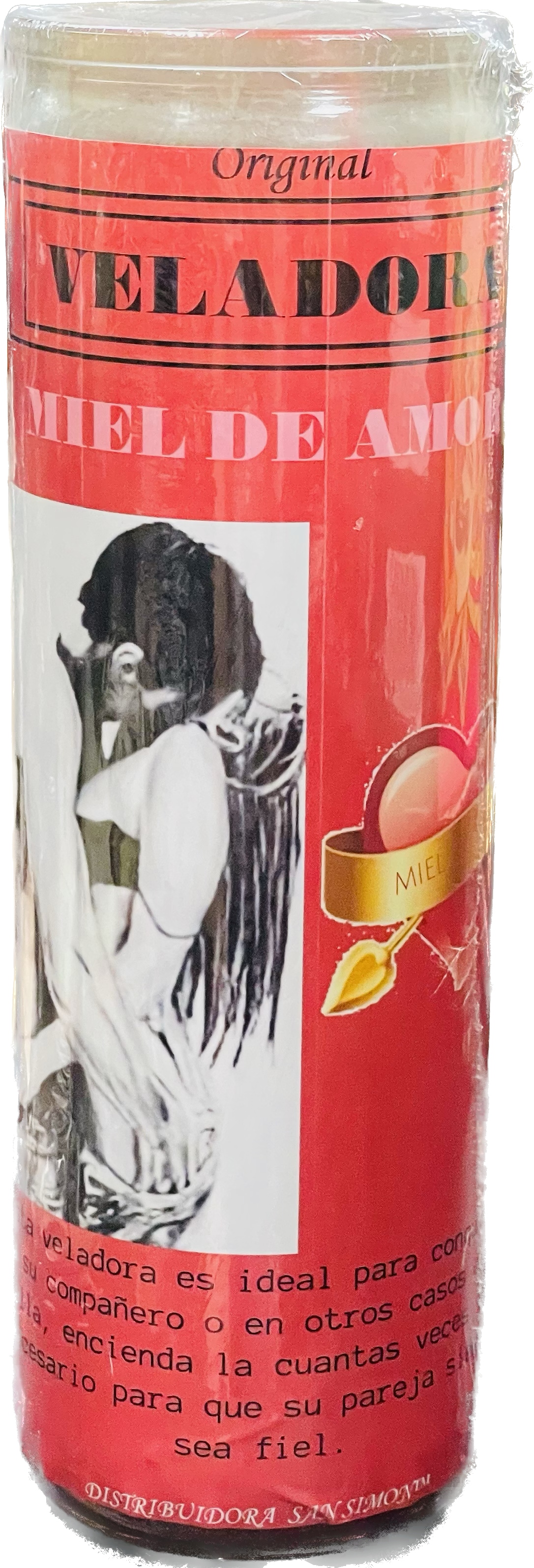 Vela Aromatica Miel De Amor