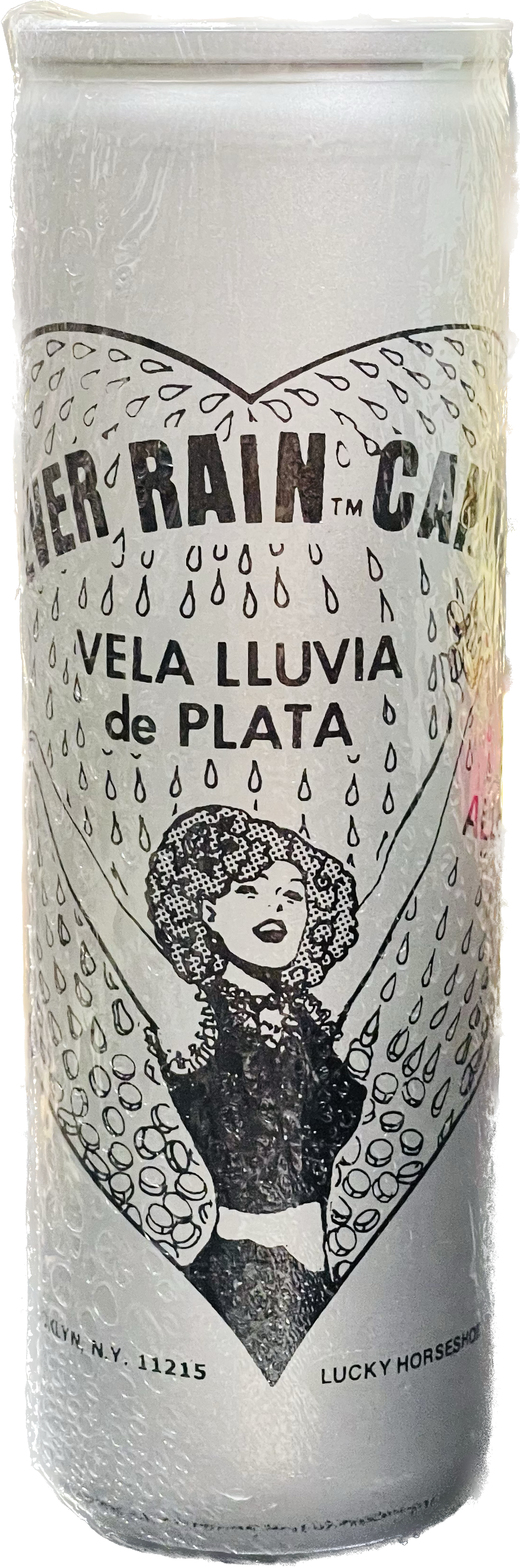 Vela Lluvia De Plata Scented