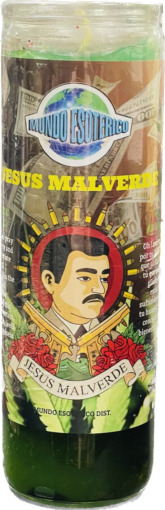 Vela Aromatica Jesus Malverde (Esoterico)