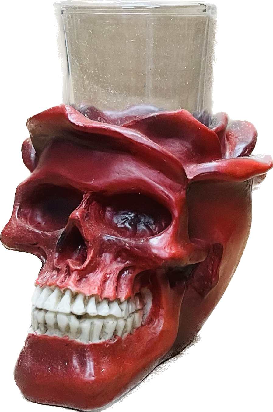 Santa Muerte Shot Cup En Rojo Love Gifts