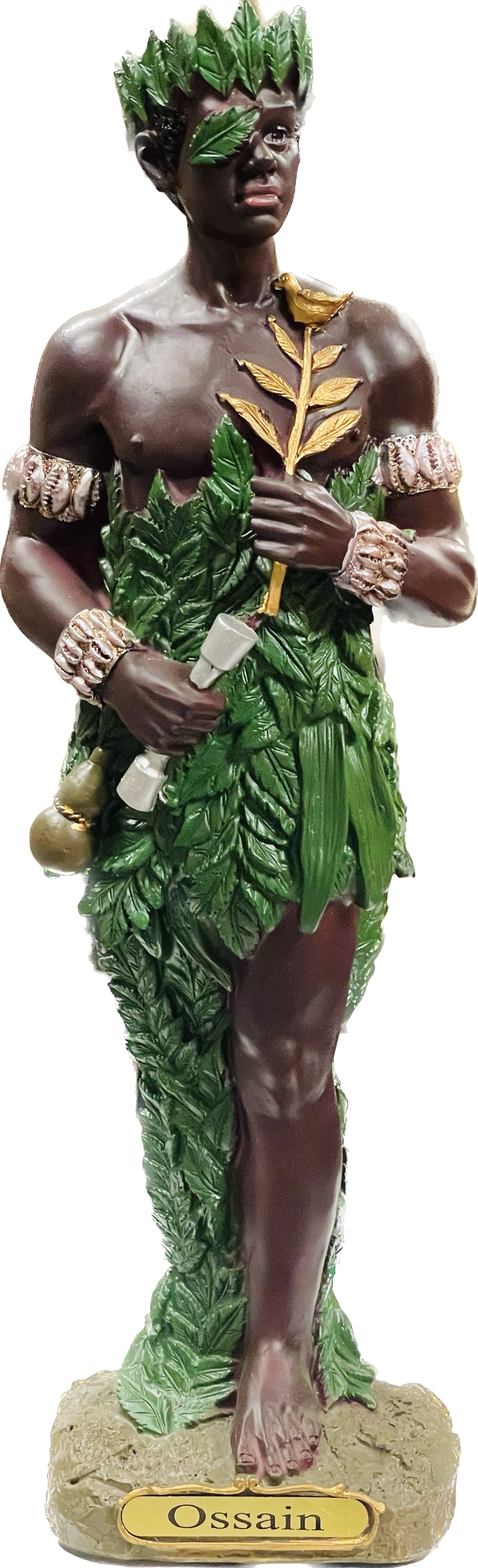 Estatua Yoruba Ossain 12' Inch ( Loves Gifts)