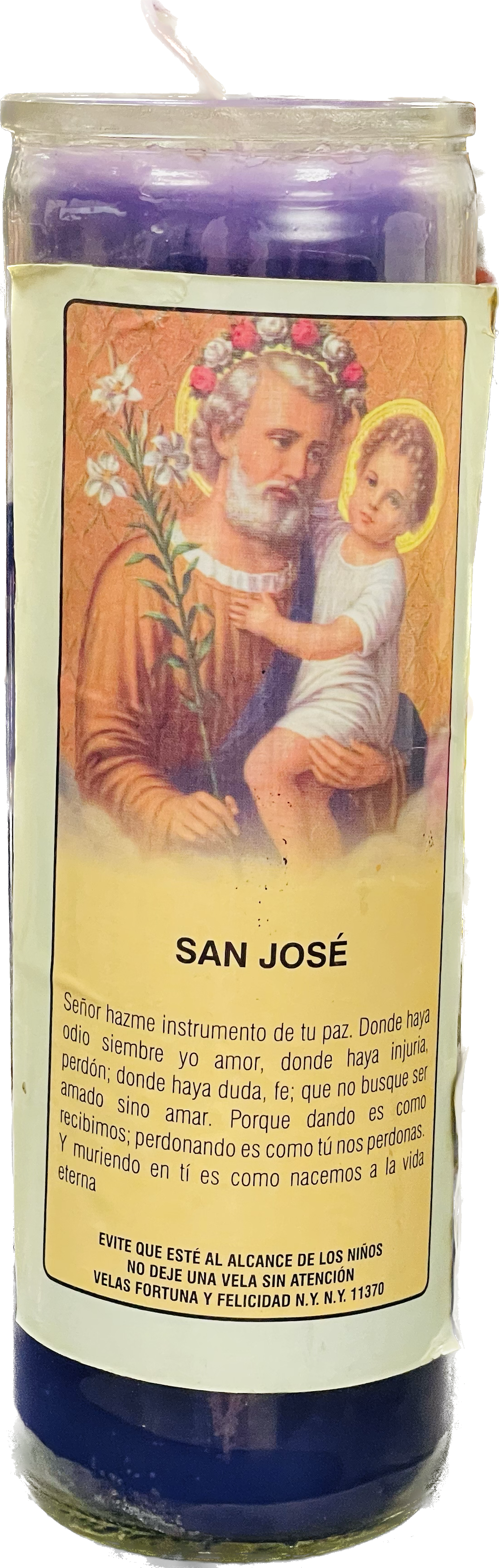Vela Regular San Jose Morada