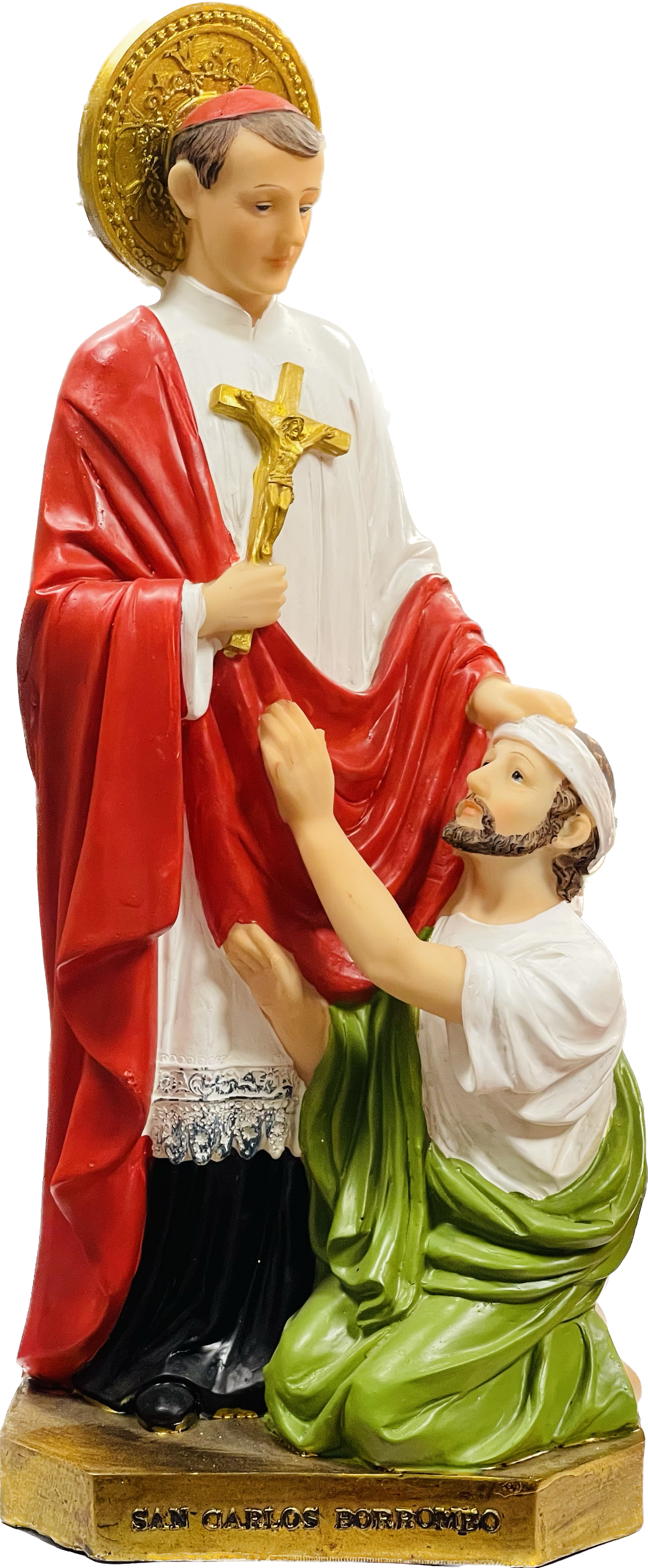 Estatua San Carlos De Borroromeo Charles 12' Inch ( Loves Gifts)