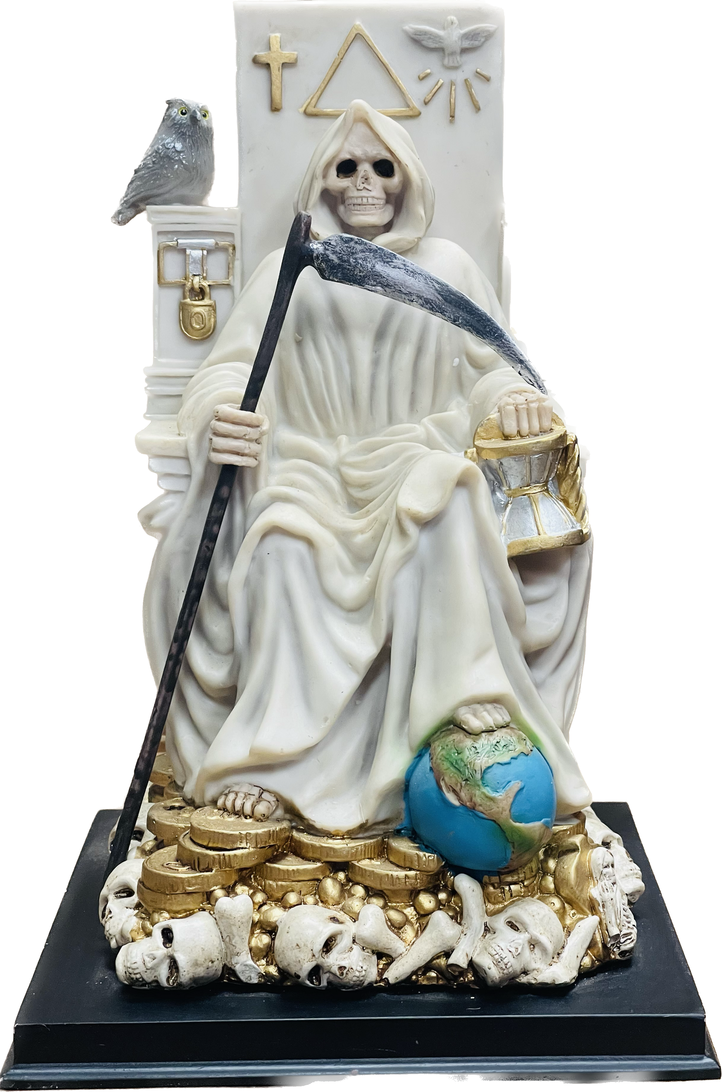 Estatua Santa Muerte Blanca