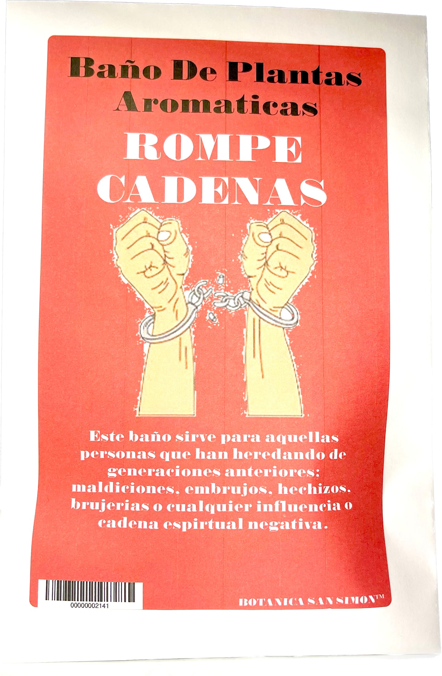 Baño de Plantas Aromaticas Rompe Cadenas