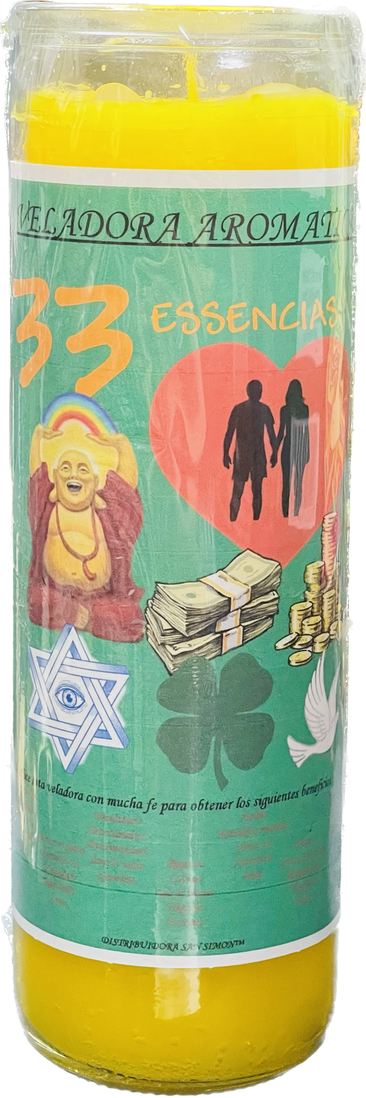 Vela Aromatica 33 Esencias (Distribuidora San Simon)
