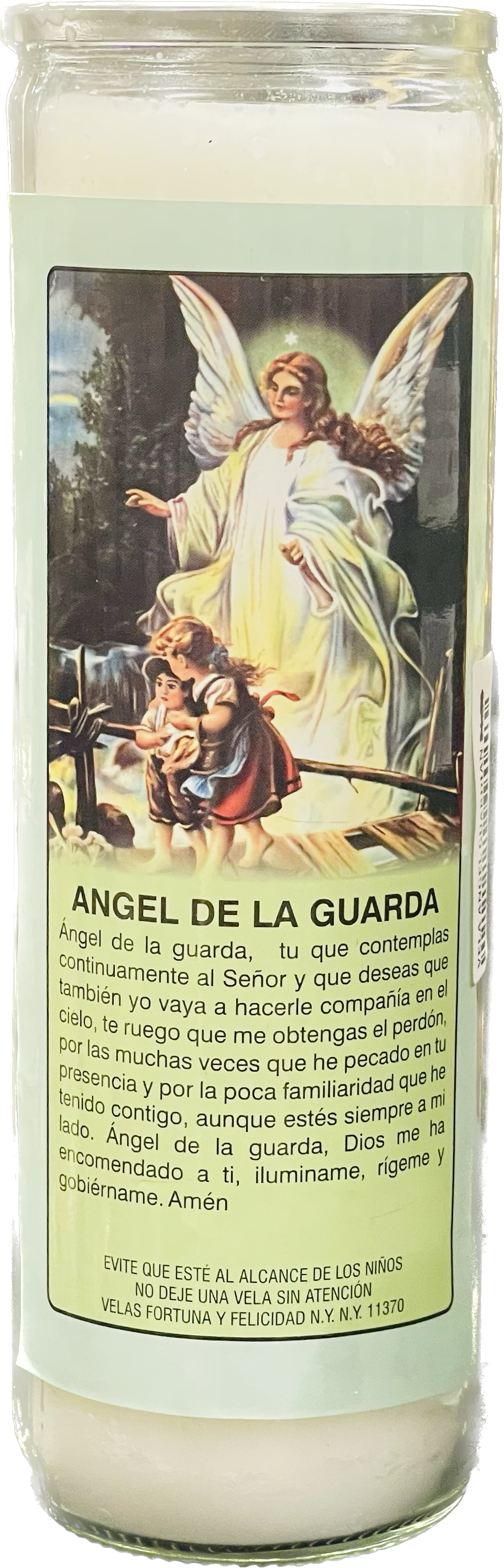 Vela Angel Guardian / Blanca