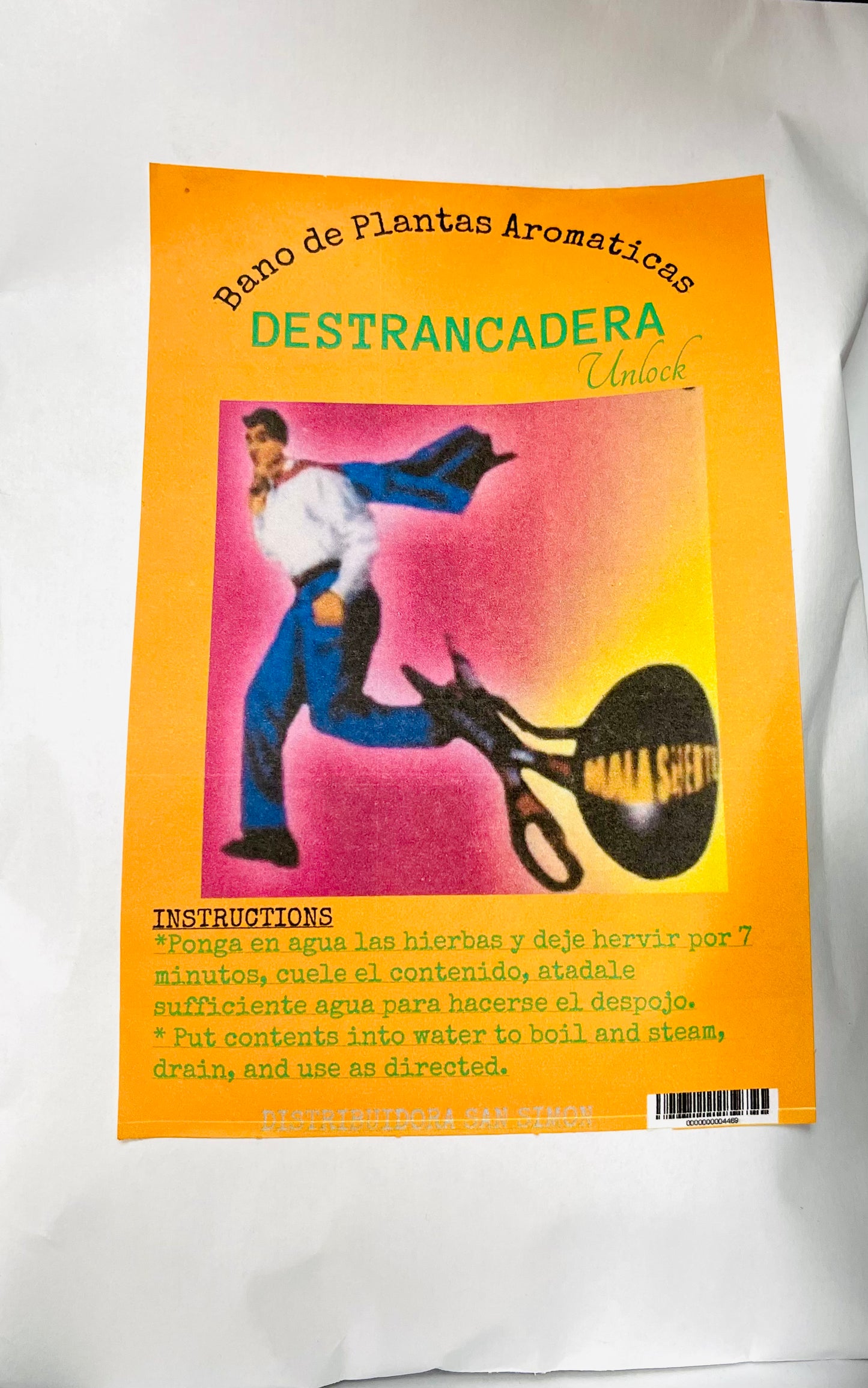 Baño De Hierba Seca Destrancadera