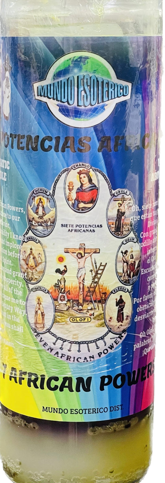 Vela 7 Potencias Africanas Aromatica