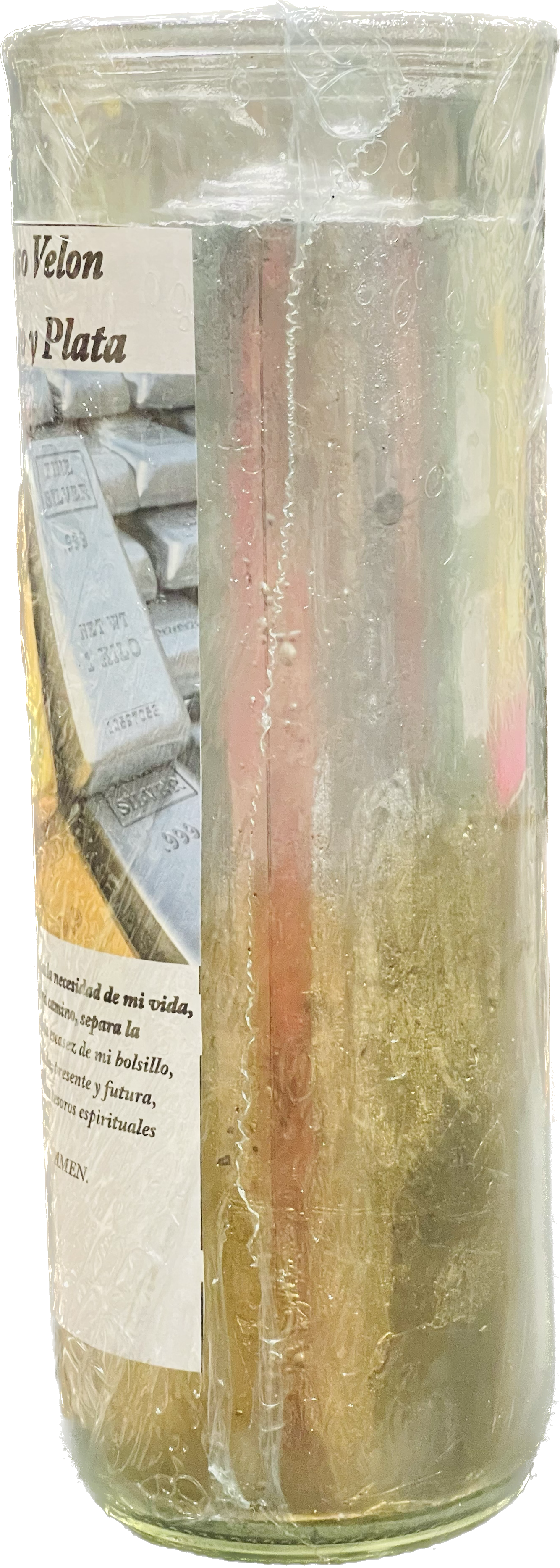 Vela De Oro Y Plata