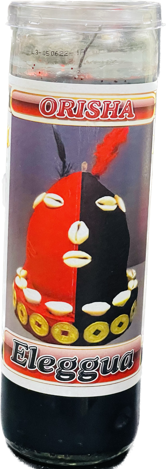 Vela Perfumada Elegua Negra ( Cintron)