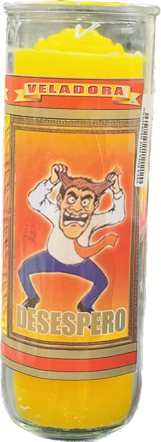 Vela Pull Out Desespero(yellow)