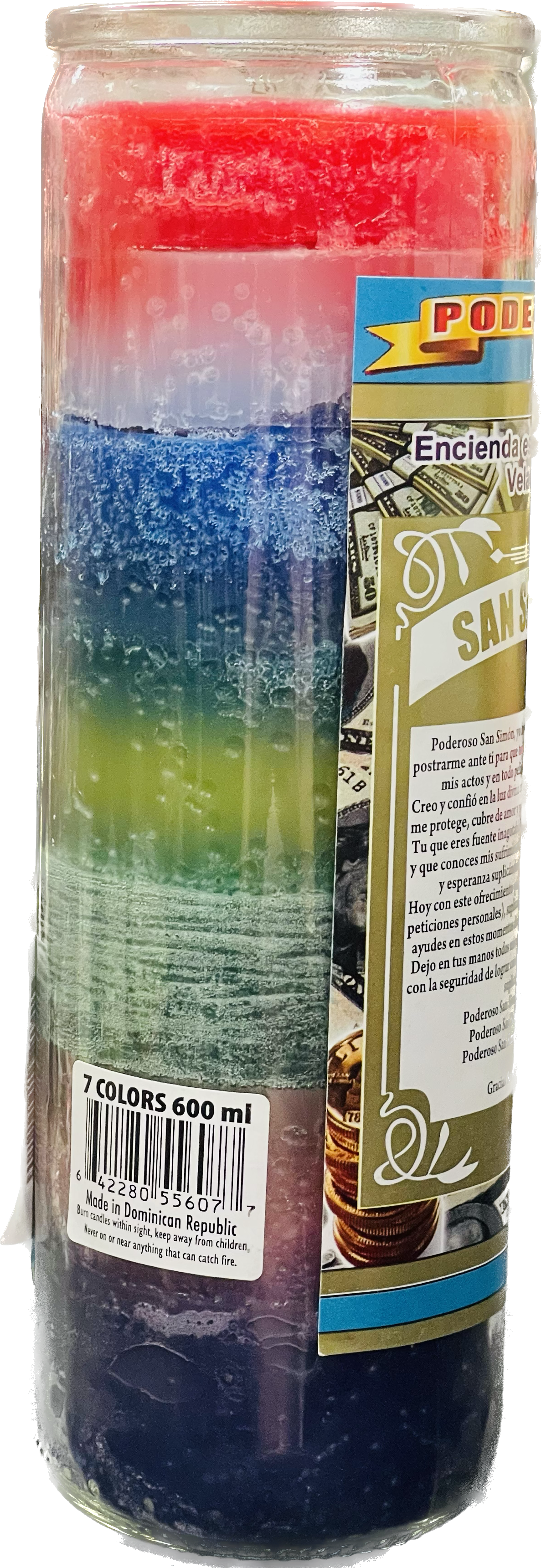 Vela Regular San Simon 7 Colores