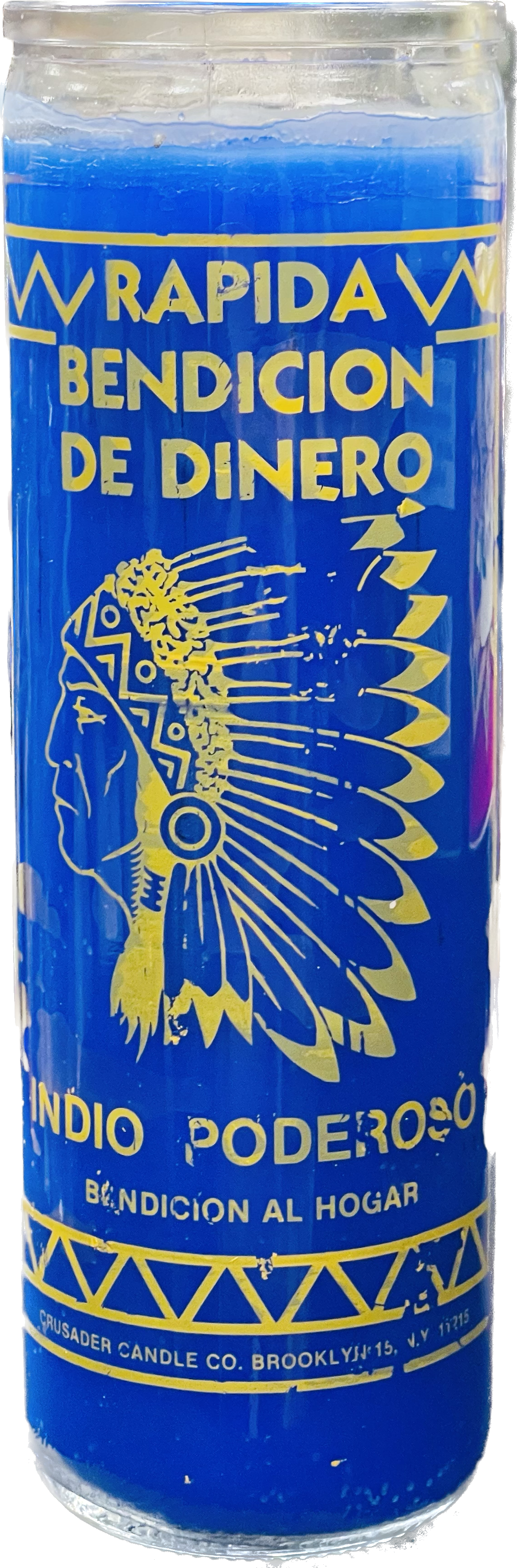 Vela Regular Indio Azul