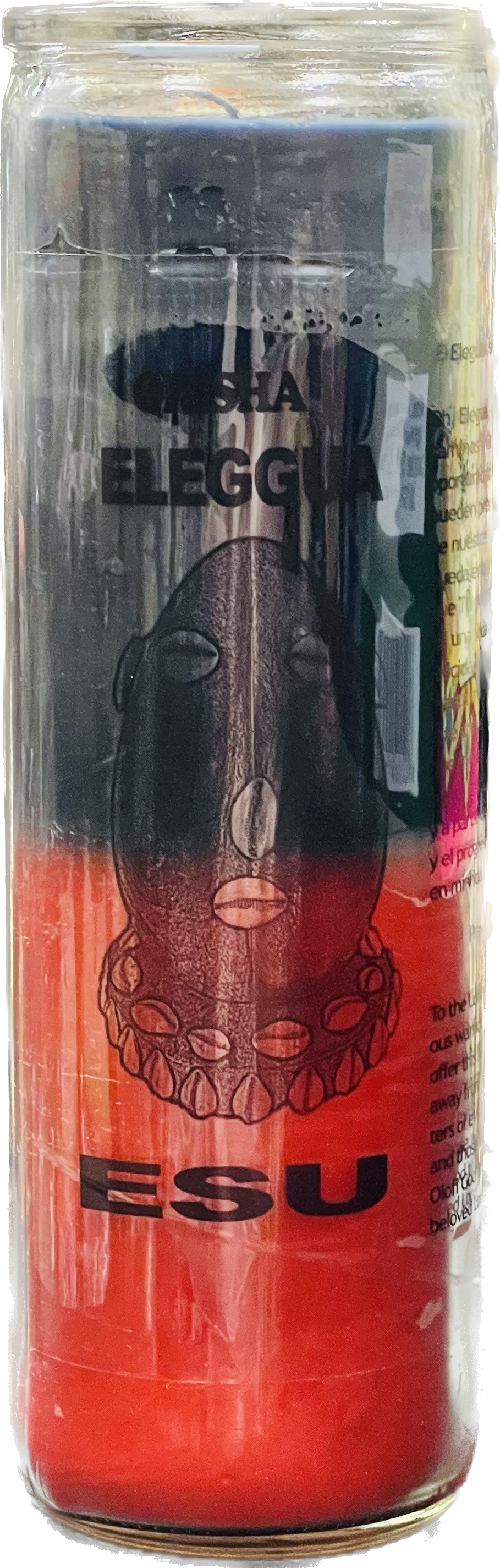 Vela Regular Elegua Dos Colores