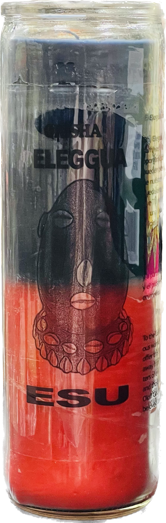 Vela Regular Elegua Dos Colores