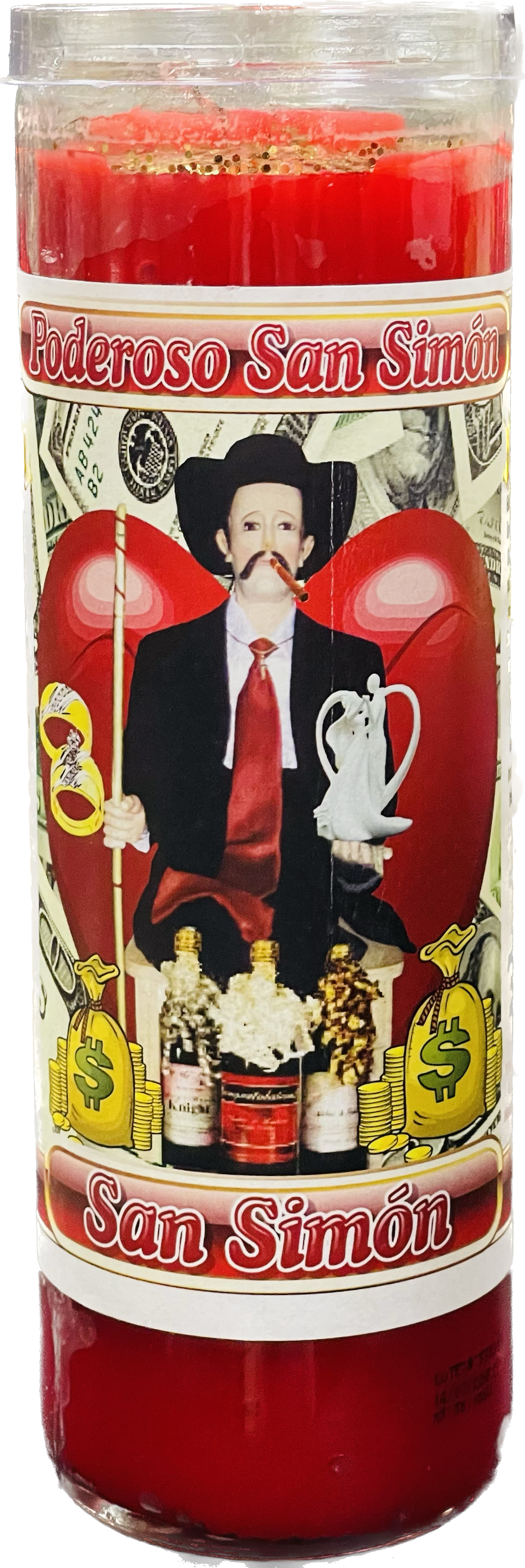 Vela Perfumada San Simon Rojo (Cintron)