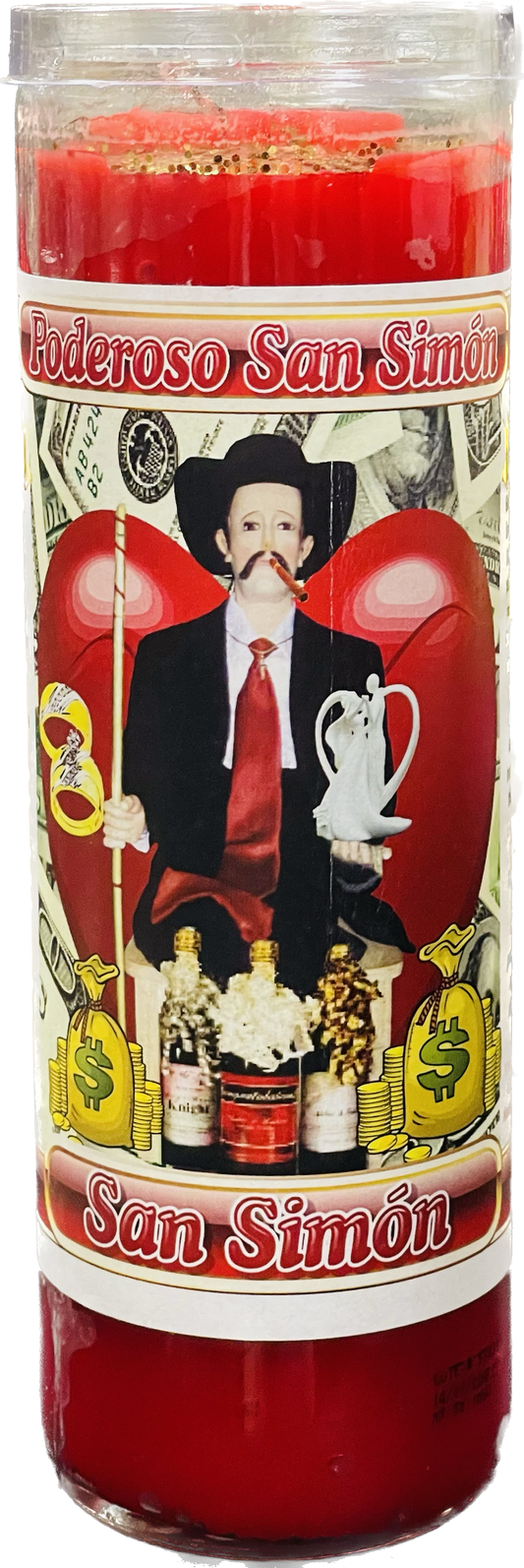 Vela Perfumada San Simon Rojo (Cintron)