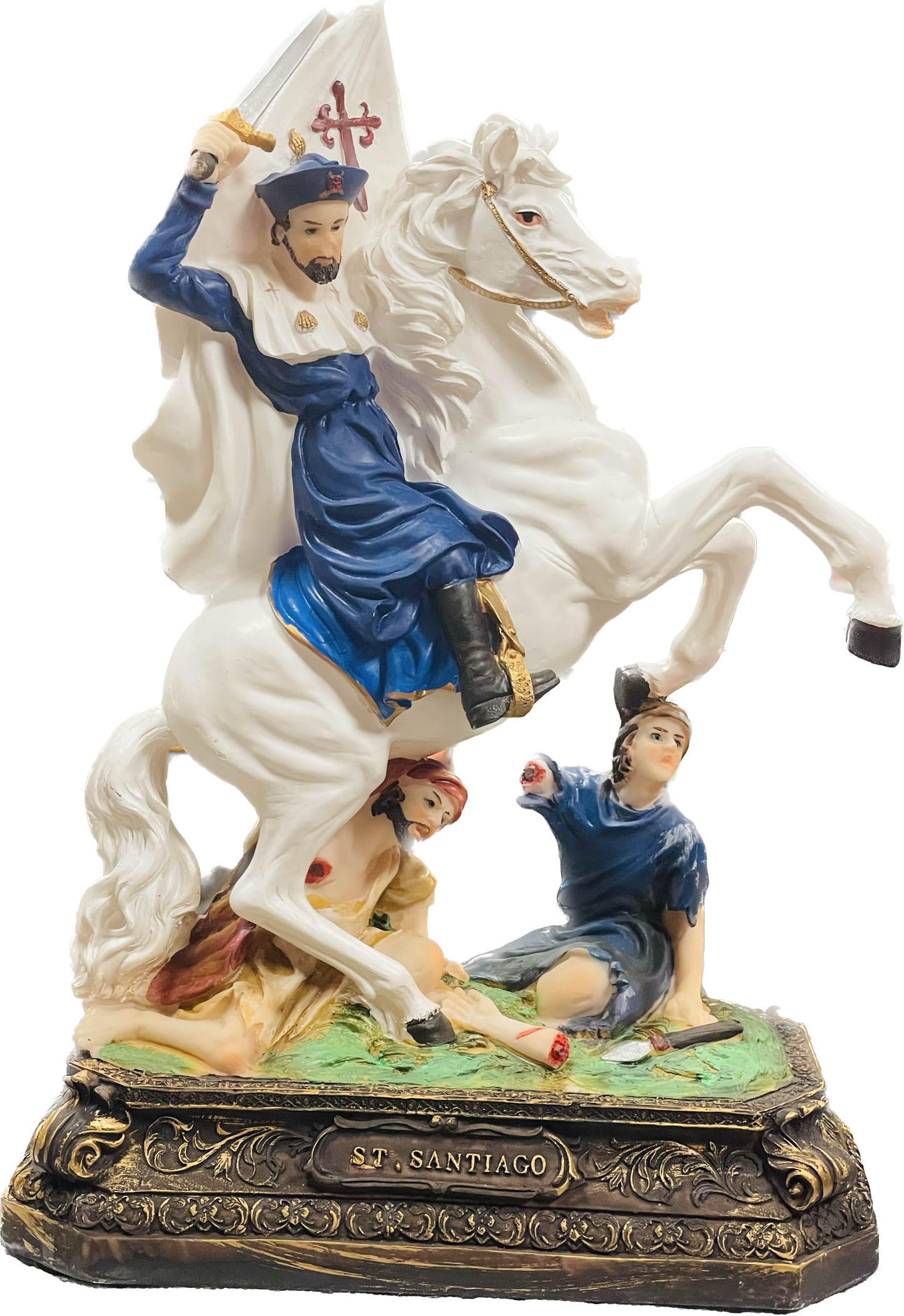 Estatua San Santiago 12" Love Gifts
